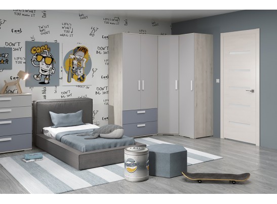 Шкаф 2-х створчатый RUMIKA