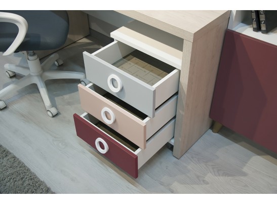 Стол компьютерный SMARTY PINK 140