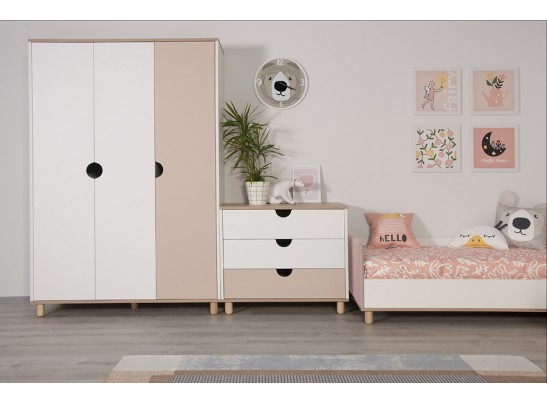 Шкаф 3-х створчатый BARNEY