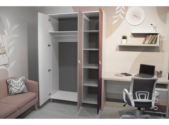 Модульная система подростковая SMARTY PINK в Кургане