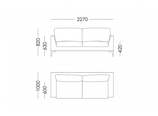 Диван прямой BERGAMO в Кургане