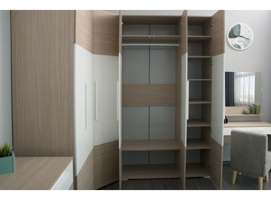 Шкаф 3-х ств с зеркалом BARCELONA в Кургане