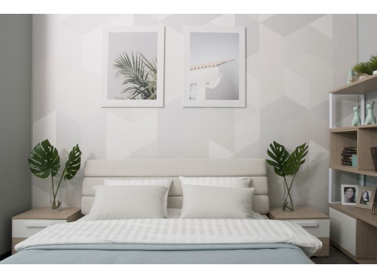 Модульная система спальня BARCELONA/Дуб андреа в Кургане