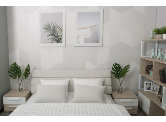 Модульная система спальня BARCELONA/Дуб андреа в Кургане