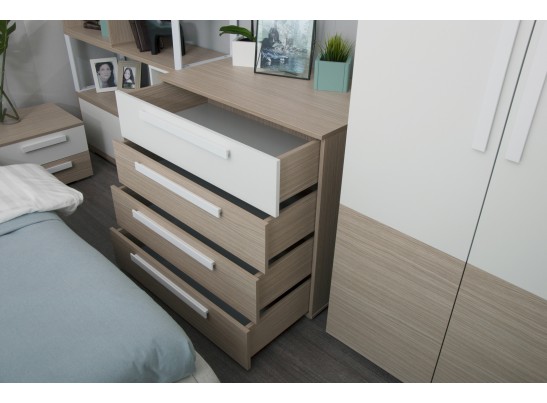 Модульная система спальня BARCELONA/Дуб андреа в Кургане