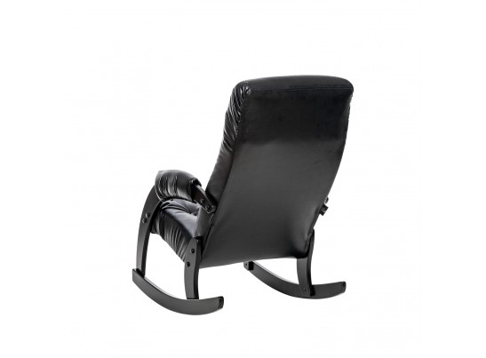 Кресло-качалка Модель 67 Венге, к/з Vegas Lite Black в Кургане