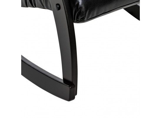 Кресло-качалка Модель 67 Венге, к/з Vegas Lite Black в Кургане