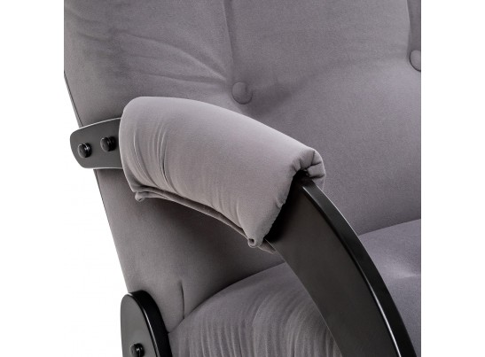 Кресло-качалка Модель 67 Венге, ткань V 32 в Кургане