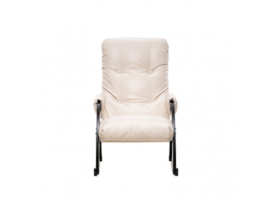 Кресло-качалка Модель 67 Венге текстура, к/з Varana cappuccino в Кургане