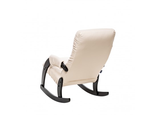 Кресло-качалка Модель 67 Венге текстура, к/з Varana cappuccino в Кургане