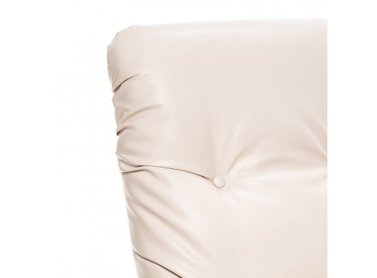 Кресло-качалка Модель 67 Венге текстура, к/з Varana cappuccino в Кургане