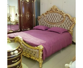 Спальный гарнитур Версаль (орех-золото)
