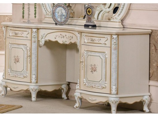 Спальный гарнитур Королева, слоновая кость