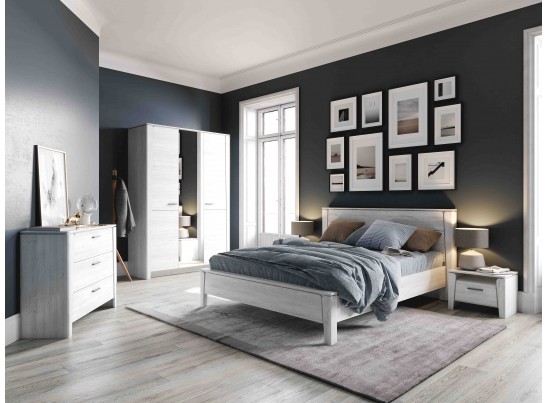 Кровать "Мальта" спальня Дуб винтерберг в Кургане