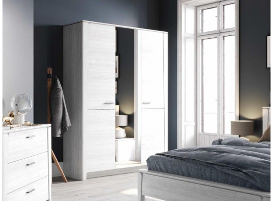 Шкаф трехдверный "Мальта" спальня Дуб винтерберг в Кургане