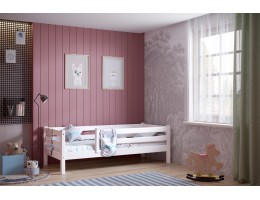 Кровать Соня Вариант 3 (с защитой по периметру) натуральный 