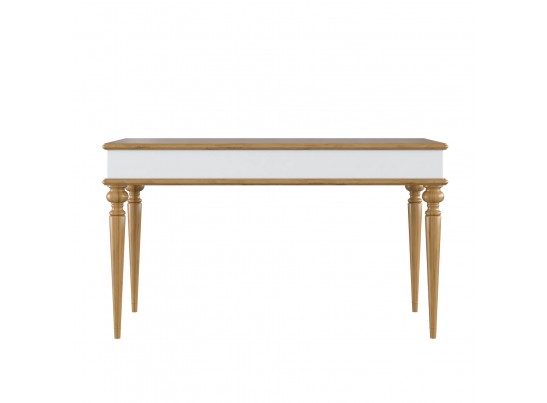 Стол письменный "Рандеву" 003 (белый, серый) в Кургане