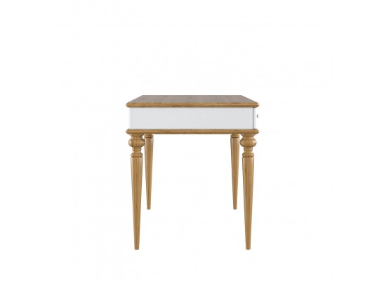 Стол письменный "Рандеву" 003 (белый, серый) в Кургане