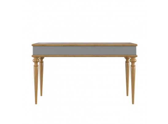 Стол письменный "Рандеву" 003 (белый, серый) в Кургане