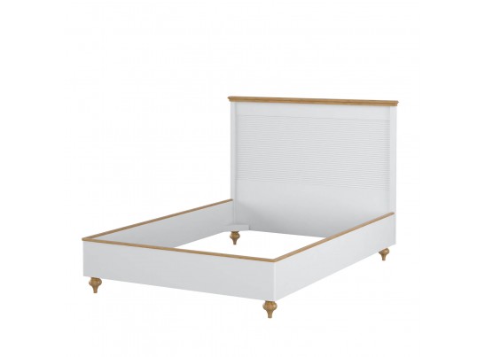 Кровать "Рандеву" 160 (белый, серый) в Кургане