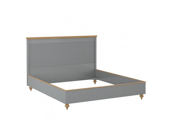 Кровать "Рандеву" 160 (белый, серый) в Кургане