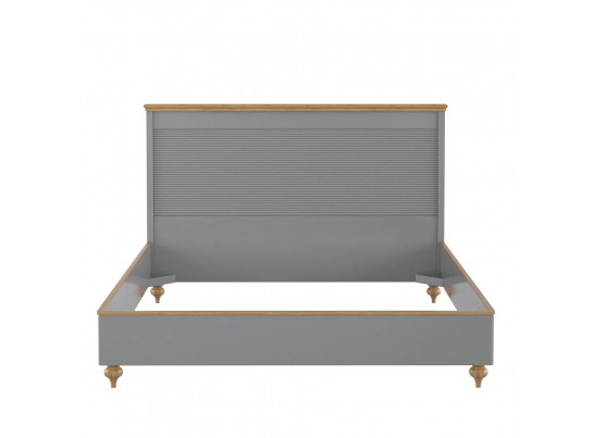 Кровать "Рандеву" 160 (белый, серый) в Кургане