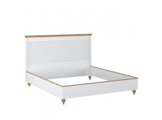 Кровать "Рандеву" 180 (белый, серый) в Кургане