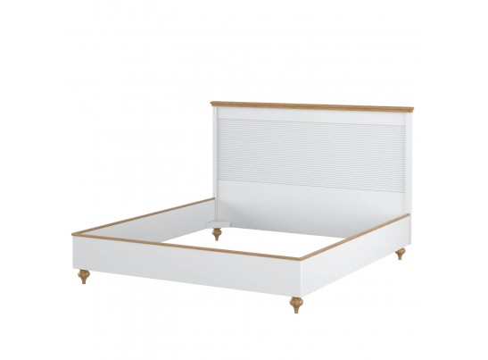 Кровать "Рандеву" 180 (белый, серый) в Кургане