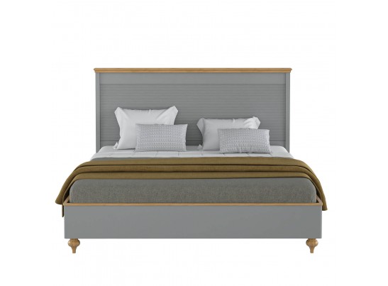 Кровать "Рандеву" 180 (белый, серый) в Кургане