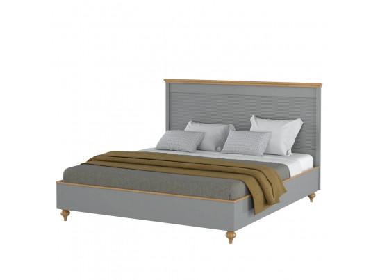 Кровать "Рандеву" 180 (белый, серый) в Кургане