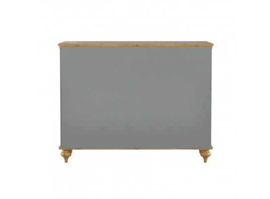 Комод "Рандеву" 04 (белый, серый) в Кургане