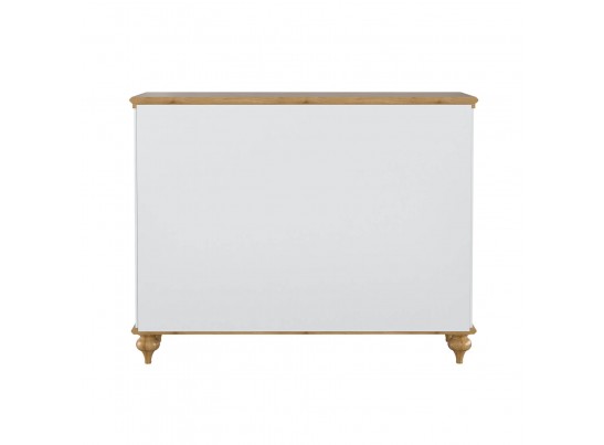 Комод "Рандеву" 04 (белый, серый) в Кургане