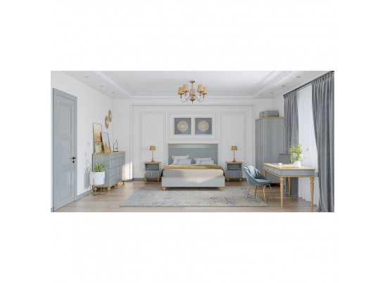 Шкаф для одежды "Рандеву" 22 (белый, серый) в Кургане