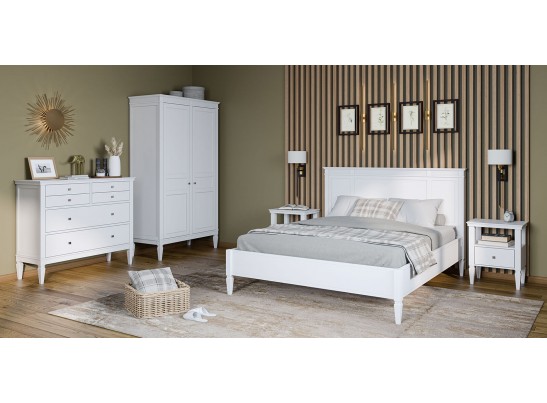 2.1.1 Тумба прикроватная "Ольса" 01 (белый лак) в Кургане