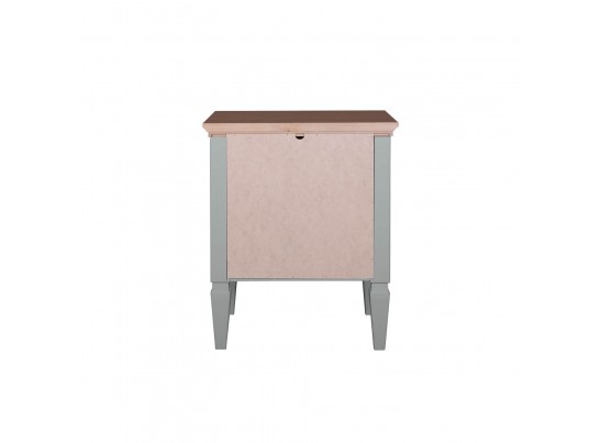 2.3.3 Тумба прикроватная "Ольса" 03 (серый 7042/антик 24) в Кургане