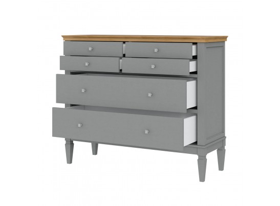 3.1.3 Комод "Ольса" 042 (серый 7042/антик 24) в Кургане