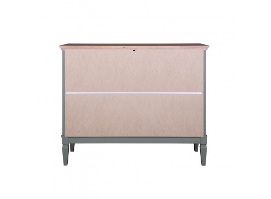 3.1.3 Комод "Ольса" 042 (серый 7042/антик 24) в Кургане