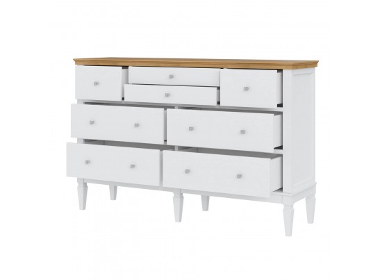3.2.2 Комод "Ольса" 224 (белый лак/антик 24) в Кургане