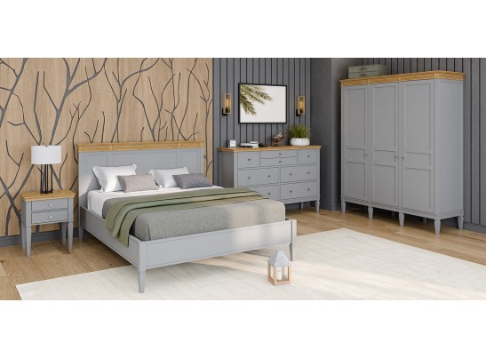 3.2.3 Комод "Ольса" 224 (серый 7042/антик 24) в Кургане