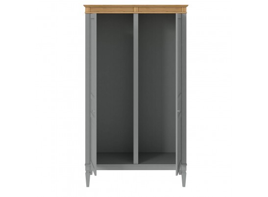 4.1.3 Шкаф для одежды "Ольса" 02 (серый 7042/антик 24) в Кургане