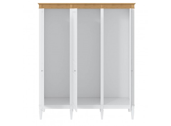 4.2.2 Шкаф для одежды "Ольса" 03 (белый лак/антик 24) в Кургане