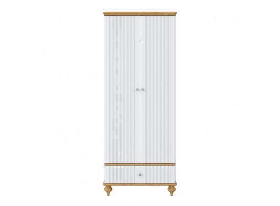 Шкаф для одежды "Рандеву" 21 (белый, серый) в Кургане