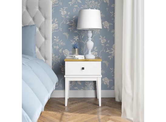 Тумба прикроватная "Бон Вояж" Белый лак в Кургане