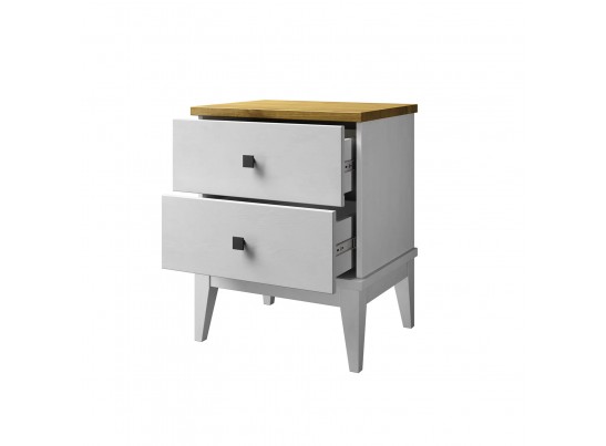 Тумба прикроватная "Бон Вояж" 02 Белый лак в Кургане