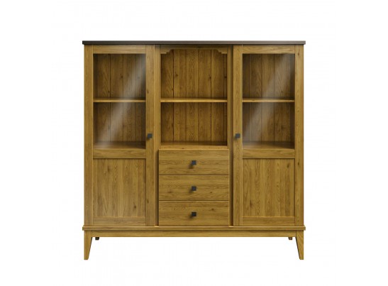 Шкаф для посуды «Бон Вояж» 203-150 антик в Кургане