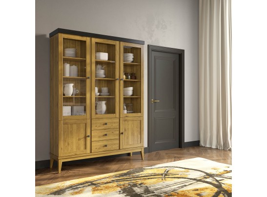 Шкаф для посуды «Бон Вояж» 233 антик в Кургане