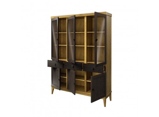 Шкаф для посуды «Бон Вояж» 333 колониал в Кургане