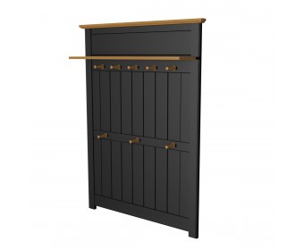 Вешалка Пенни белый блэк/антик 24