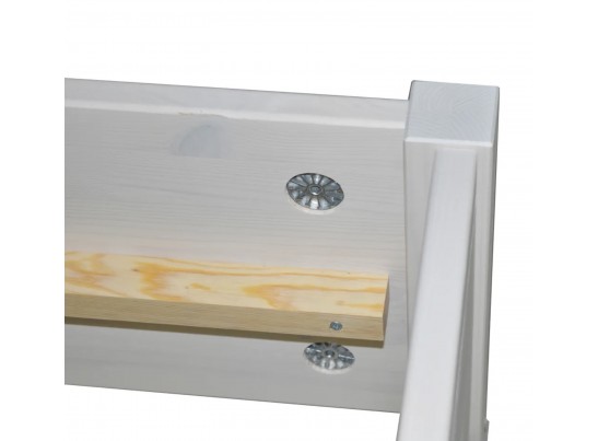 Кровать двуспальная 160х200 Пенни серый 7046/антик 24