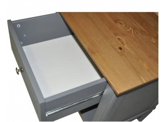 Тумба прикроватная Пенни серый 7046/антик 24